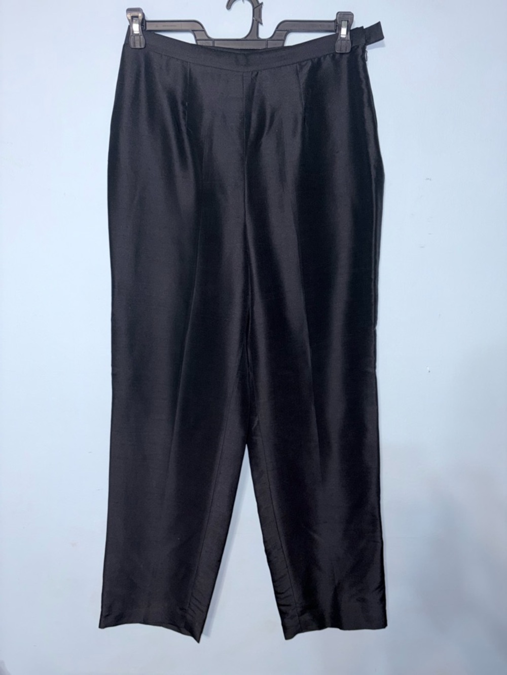 Vintage 10 Spencer Jeremy silk luxury work event minimal black dressy trousers